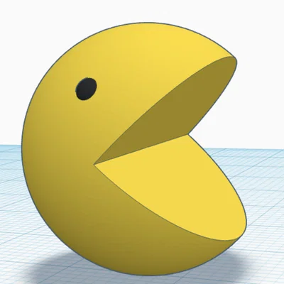 Mô hình Pac-Man in 3D - Nhân vật huyền thoại cho góc bàn của bạn