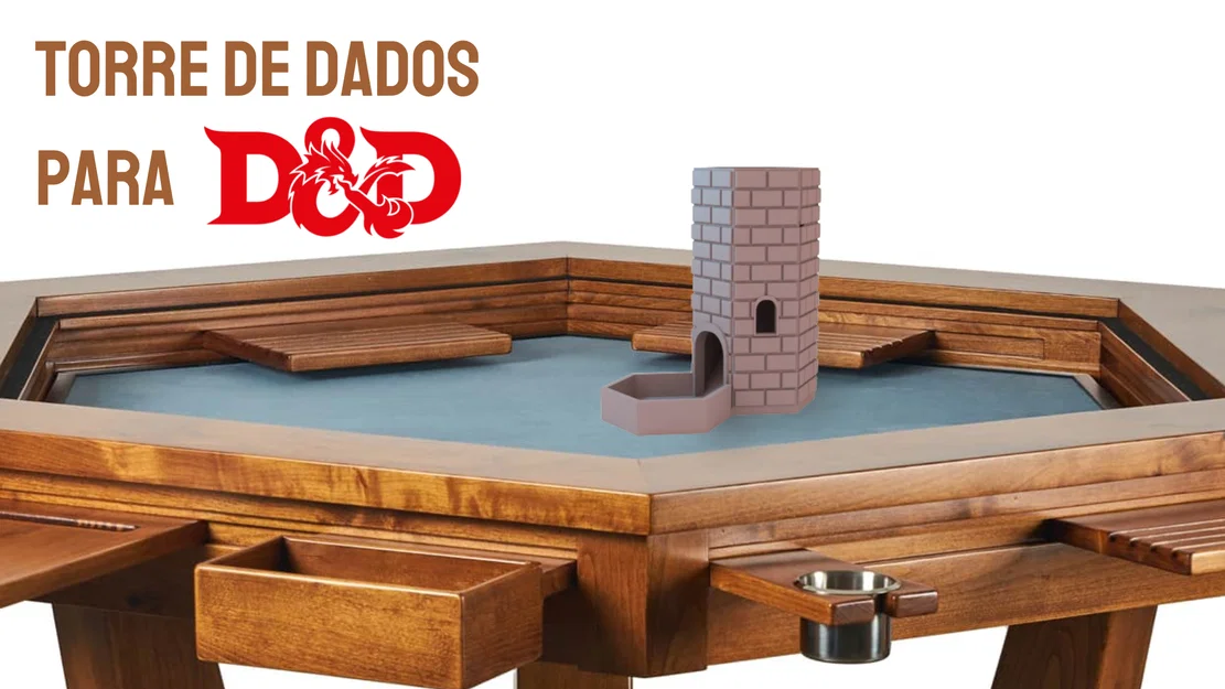 Tháp Đổ Xúc Xắc DnD Hình Lâu Đài - Mô Hình In 3D Độc Đáo - Image 1