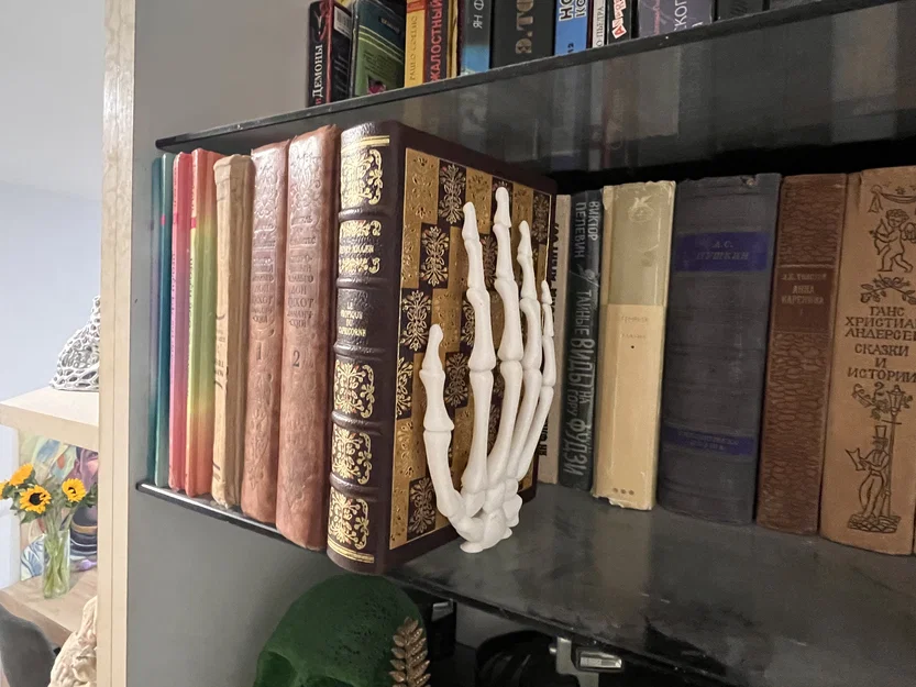 Chặn Sách Bàn Tay Bộ Xương (Skeleton Hand Bookend) - Image 3