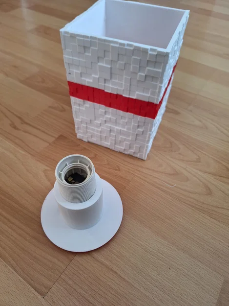 Đế giữ đui đèn E27 tiện dụng cho đèn tháp Tower Lamp in 3D - Image 1