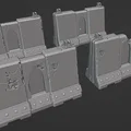 Địa hình Grimdark: rào chắn bê tông cao cho wargaming (Warhammer 40k, v.v.) - Thumbnail 1