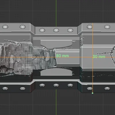 Địa hình Grimdark: rào chắn bê tông cao cho wargaming (Warhammer 40k, v.v.)