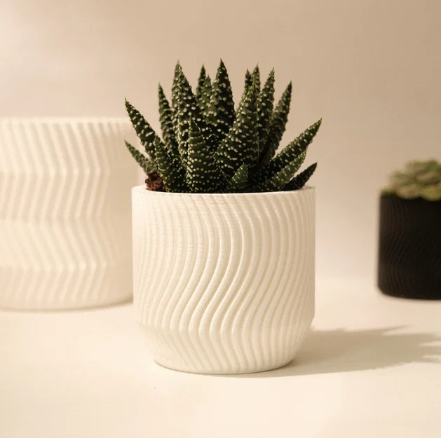 Chậu hoa WAVY (WAVY flowerpot) - Image 1