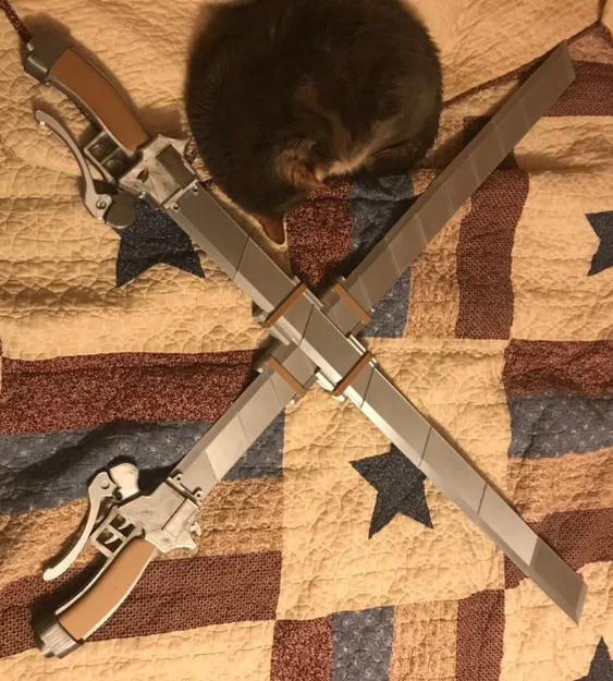 Bộ 3D Maneuver Gear (Attack on Titan / Shingeki no Kyojin) - file in 3D - Image 2