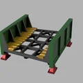 Mô hình cầu vòm tỉ lệ N 1:160 - Phụ kiện sa bàn đường sắt 3D - Thumbnail 5