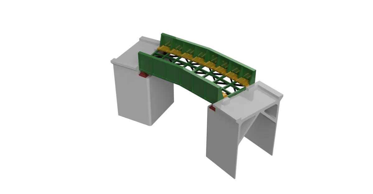 Mô hình cầu vòm tỉ lệ N 1:160 - Phụ kiện sa bàn đường sắt 3D - Image 9