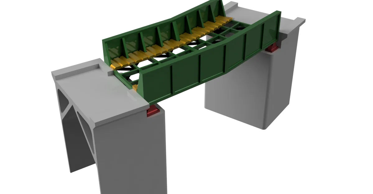 Mô hình cầu vòm tỉ lệ N 1:160 - Phụ kiện sa bàn đường sắt 3D - Image 12