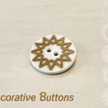 Bộ sưu tập 9 mẫu nút áo Decorative Buttons in 3D độc đáo - Thumbnail 3
