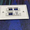 Tấm che Keystone (Blank Plate) cho Leviton Commercial Wall Plate - Thumbnail 2