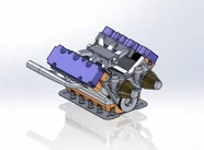 Mô hình lắp ráp động cơ V6 chi tiết dành cho người yêu kỹ thuật - Image 1