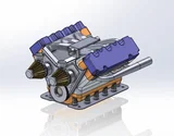 Mô hình lắp ráp động cơ V6 chi tiết dành cho người yêu kỹ thuật - Image 2