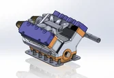 Mô hình lắp ráp động cơ V6 chi tiết dành cho người yêu kỹ thuật - Image 3