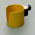 Móc Treo Modular + Khay Để Ly Gắn Tựa Đầu Xe (All in One) - Thumbnail 1