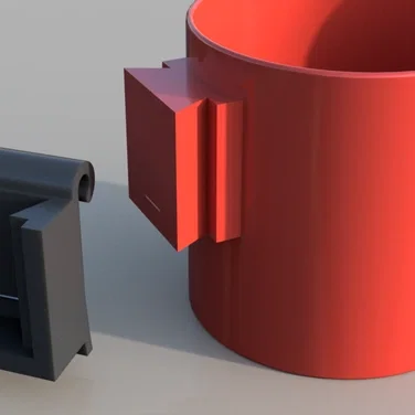 Móc Treo Modular + Khay Để Ly Gắn Tựa Đầu Xe (All in One)