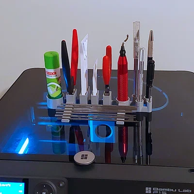 Khay/Organizer dụng cụ máy in 3D – gọn tối đa, chỉ giữ đồ cần thiết