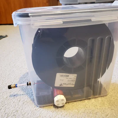 Hộp sấy filament (Dry Box) kèm cơ cấu Magnetic Rewinder