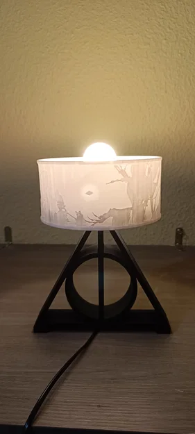 Đèn ngủ in 3D chủ đề Harry Potter Bảo bối Tử thần độc đáo - Image 2