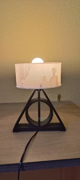 Đèn ngủ in 3D chủ đề Harry Potter Bảo bối Tử thần độc đáo - Image 3