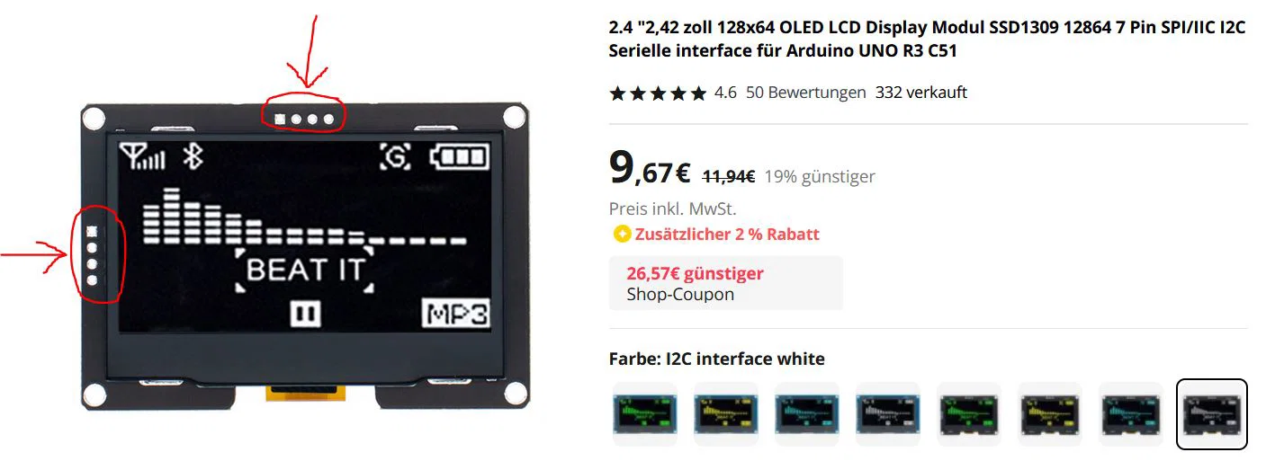 Vỏ Open DTU cho màn hình 2,42 inch - Image 14