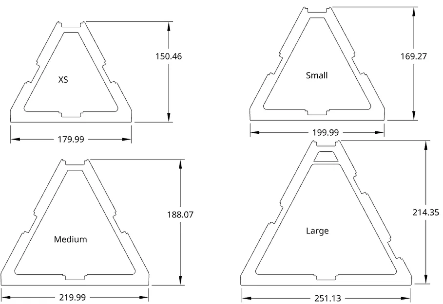 Kệ prototyping DIN rail siêu chắc | 4 kích thước - Image 3