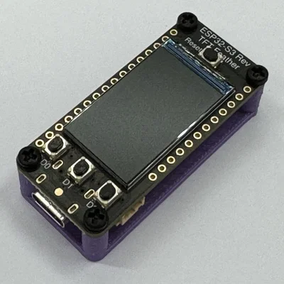 Đế dựng 3D cho bo mạch Adafruit ESP32-S3 Reverse TFT Feather