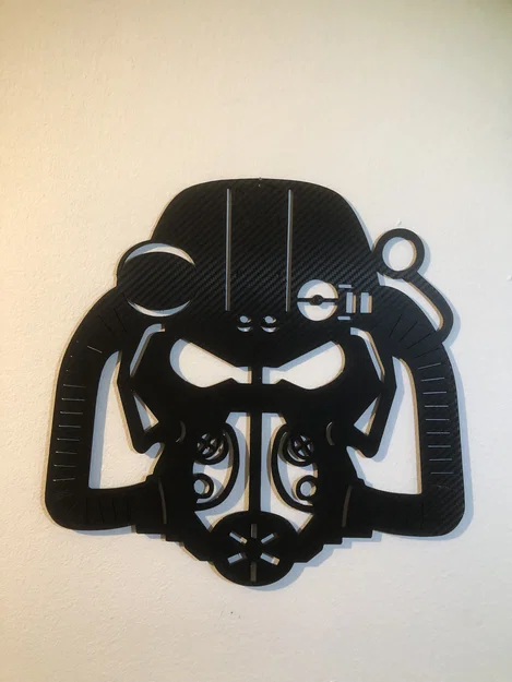 Mô hình treo tường mũ giáp T-60 Power Armor (Fallout Fan Art) - Image 1