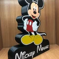 Đèn LED Lightbox Mickey Mouse (Mickey Mouse Lightbox LED Lamp) - Thumbnail 2