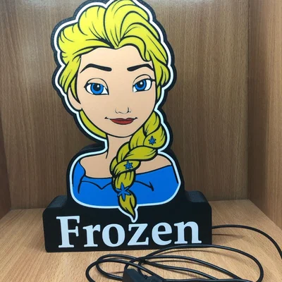Đèn Frozen Lightbox LED Lamp