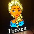 Đèn Frozen Lightbox LED Lamp - Thumbnail 2