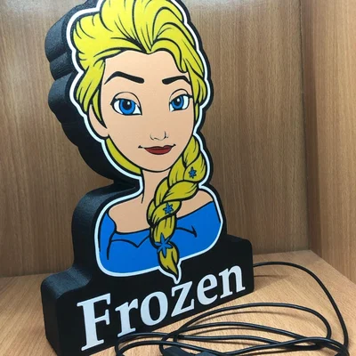Đèn Frozen Lightbox LED Lamp