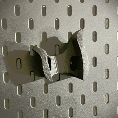 Ngàm treo máy siết Makita 18V cho IKEA Skådis (Impact Wrench Mount)