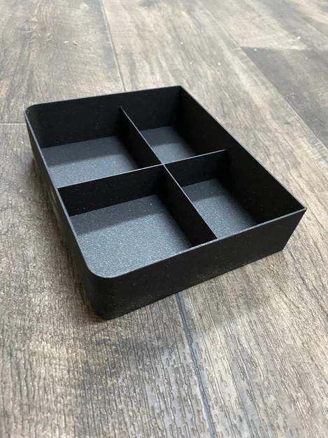 Hộp đựng đồ đa năng chia 4 ngăn 145x120x37mm in 3D tiện lợi - Image 2