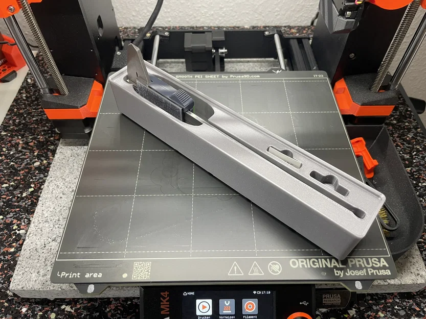 Khay đựng thước cặp và pin chuẩn Gridfinity gọn gàng - Image 1