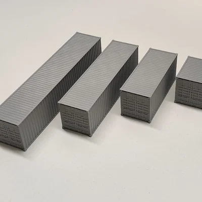 Container ISO tham số (Parametric) tỉ lệ H0 (1:87)