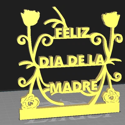 Mô hình trang trí Ngày của Mẹ (Dia de la Madre) in 3D ý nghĩa