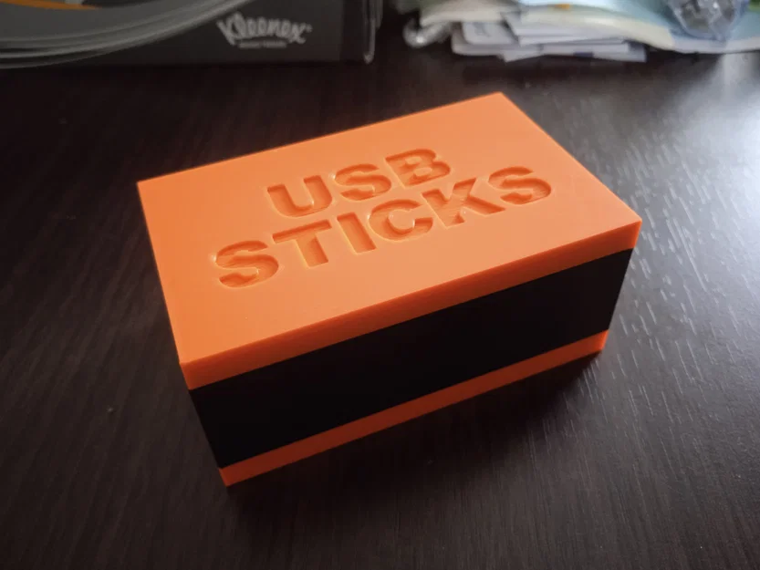 Hộp đựng USB in 3D nhỏ gọn, tiện lợi và ngăn nắp cho bàn làm việc - Image 1
