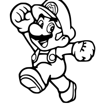 Mô hình 3D Mario huyền thoại - File in 3D trang trí đẹp mắt