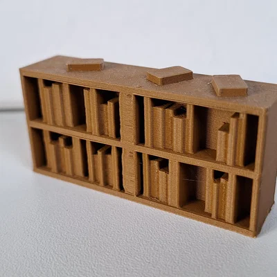Kệ sách mô hình trang trí Gloomhaven in 3D không cần support