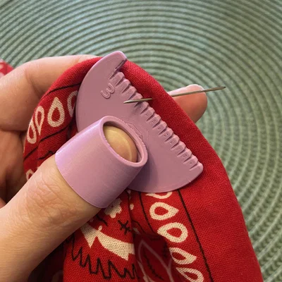 Mẫu canh đường may cải tiến – thimble nhiều size, pitch 2–10 mm