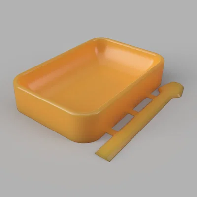 Khay pha keo Epoxy in 3D kèm que khuấy tiện dụng