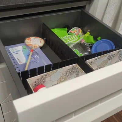 Thanh Chia Ngăn Kéo Điều Chỉnh (Adjustable Drawer Divider-Spacer)