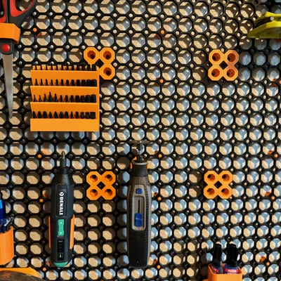 Khay đựng đầu vít Multiboard Bit Holder in 3D tiện lợi