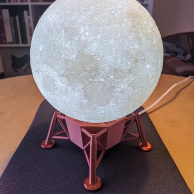Đế lunar lander cho đèn Moon Lamp