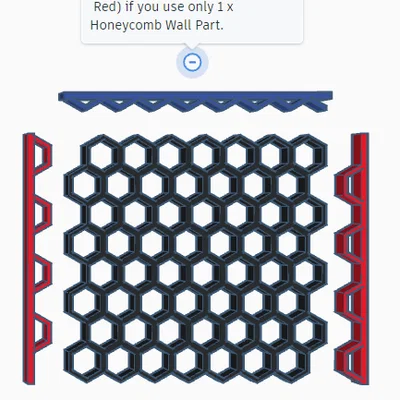 Viền Cạnh Tường cho Honeycomb Storage Wall (Honeycomb Storage Wall Edges)