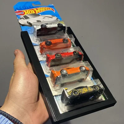 Giá đỡ trưng bày Hot Wheels nguyên vỉ (66cm) - Phụ kiện in 3D
