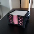 Khay đựng giấy ghi chú Post-it kèm ống cắm bút - Thiết kế in 3D hiện đại - Thumbnail 1