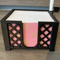 Khay đựng giấy ghi chú Post-it kèm ống cắm bút - Thiết kế in 3D hiện đại - Thumbnail 2