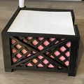 Khay đựng giấy ghi chú Post-it kèm ống cắm bút - Thiết kế in 3D hiện đại - Thumbnail 3
