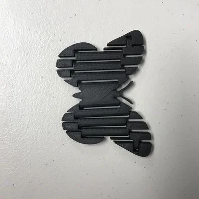 Bướm Articulated Siêu Dẻo Print In Place (Super Flexy Articulated Butterfly)