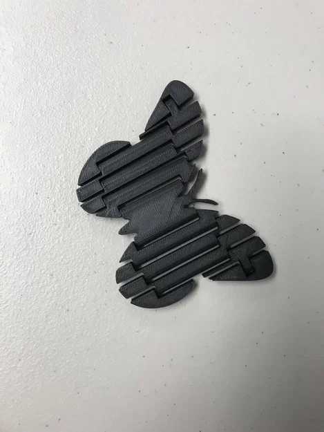 Bướm Articulated Siêu Dẻo Print In Place (Super Flexy Articulated Butterfly) - Image 3